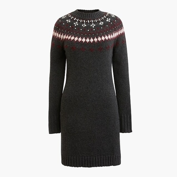 J. Crew Dresses & Skirts - J crew fair isle sweater dress J. Crew Dresses & Skirts - J crew fair isle sweater dress